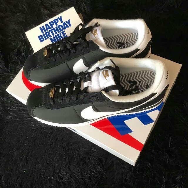 nike cortez xlv black