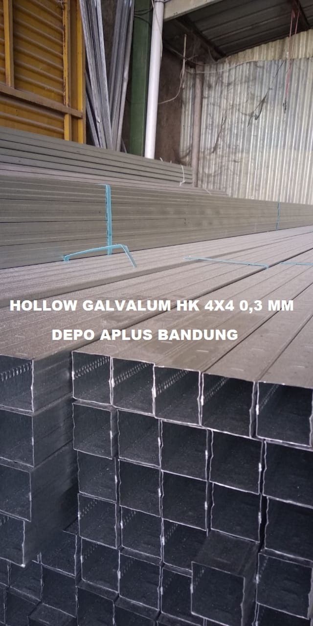 Jual Hollow Galvalum HK 4x4 03 Rangka Plafon Gypsum Bandung Kota