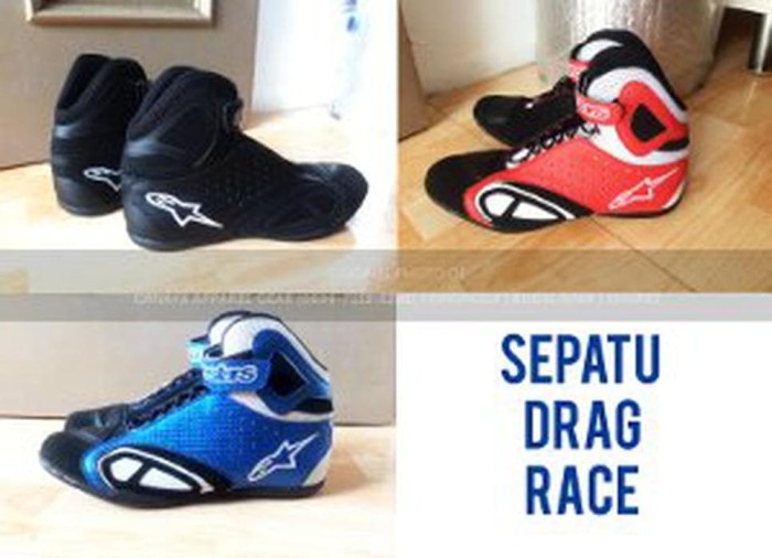 Sepatu Racing Drag Race - ALPINESTAR - Murah Keren Nyaman