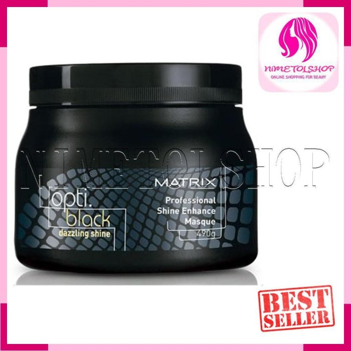 MATRIX Opti Black Dazzling Shine Masque 490gr Optiblack Masker Rambut