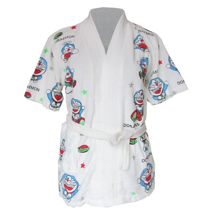 Handuk Kimono Karakter Doraemon HKK-014 (Ukuran Anak Tanggung)