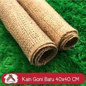 Kain Goni 40x40 CM - Karung Goni Fotografi - Table Runn Diskon