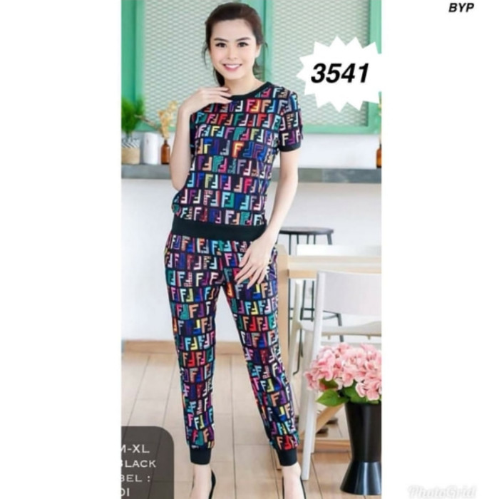 fendi logo jumpsuit