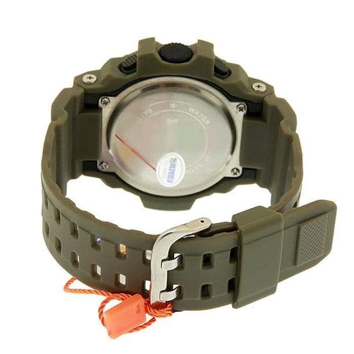 Jam Tangan Pria Digital Skmei 0989 Green Water Resistant 50M