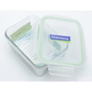 600jt Store Glasslock RP518 Rectangular 1100ml - Green