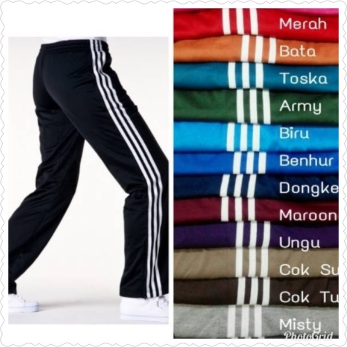 Foto Produk celana trening pria dan wanita harga murah ukuran allsize fit to L - Hitam, 27 dari Fathia shop online