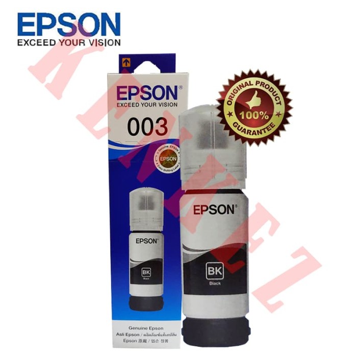 Foto Produk Epson 003 Tinta Botol Original 65ml - Black dari Kenkez-com