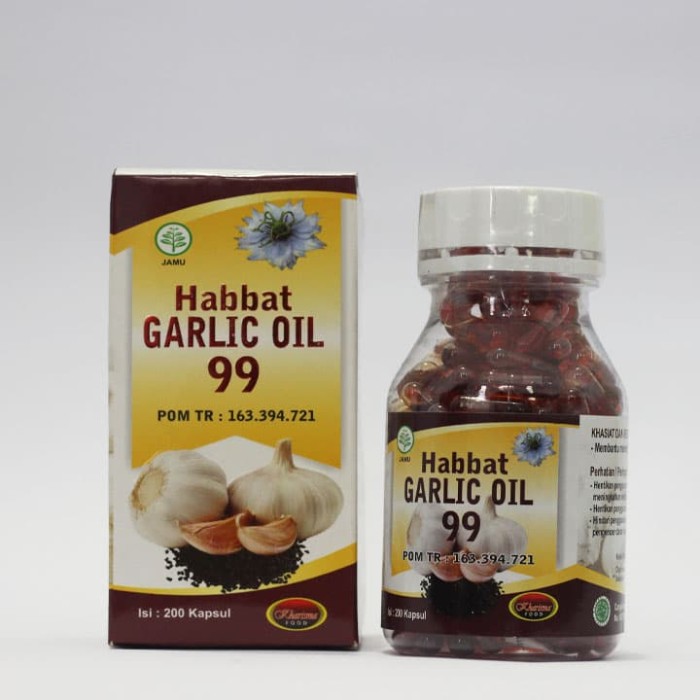 Habbat Garlic Oil 99 - 200 Kapusl