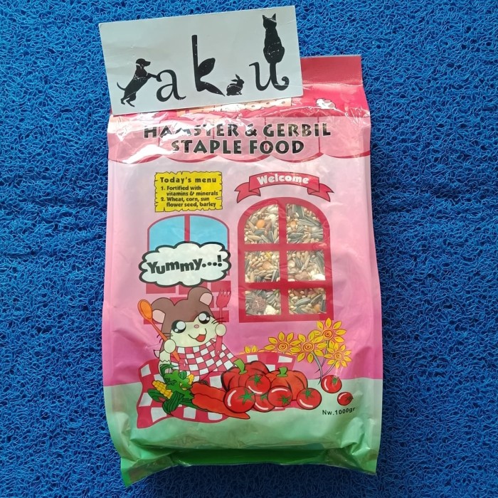 Hamsfood/Makanan Hamster Kemasan 1Kg