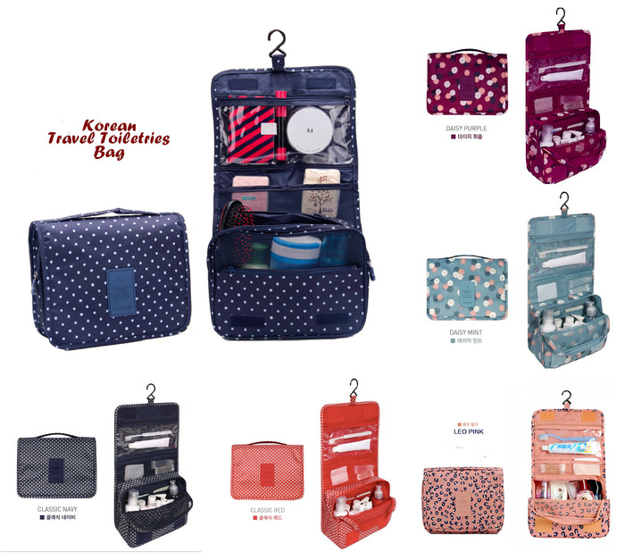 Korean Travel Toiletries Bag (Tas untuk tempat kosmetik)