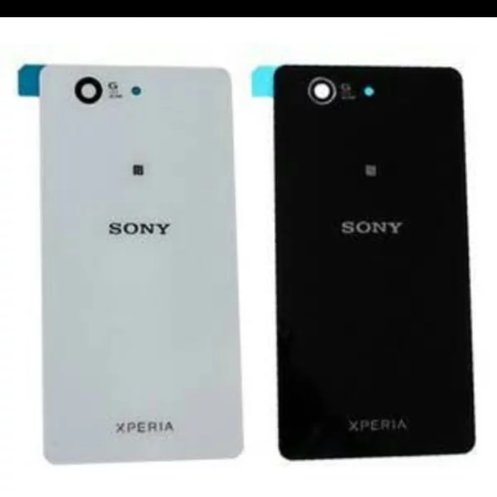 BACKDOOR BACK COVER TUTUP BELAKANG ORI XPERIA Z3 MINI HITAM putih
