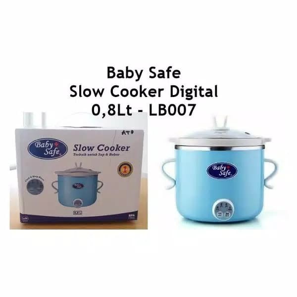 BABY SAFE DIGITAL SLOW COOKER LB007 BABYSAFE SLOW COOKER PEMBUAT MPASI