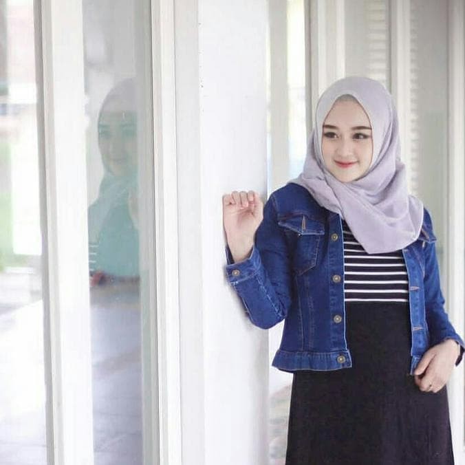 Ootd Jaket Jeans Hijab Discount, 56 