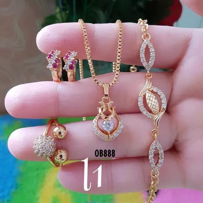 OC888Q SALE PERHIASAN SET GELANG XUPING 18K