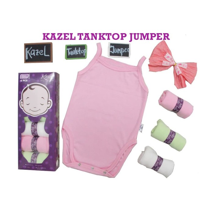 KAZEL TANKTOP JUMPER ( ISI 6 PCS ) - XXL