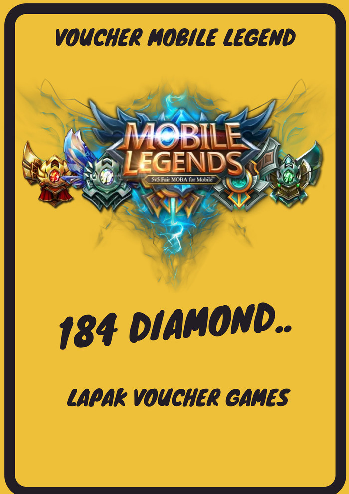 Voucher Mobile Legend 184 Diamond Murah