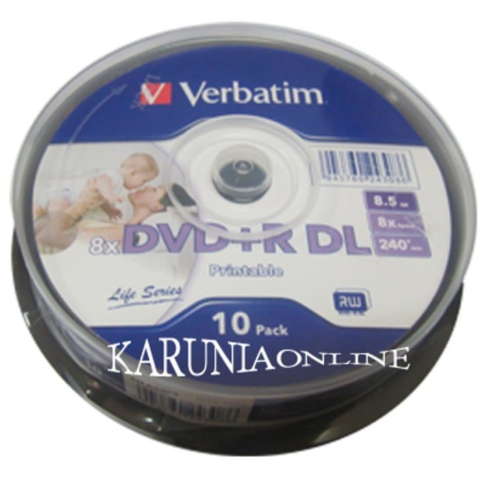 Jual DVD+R DOUBLE LAYER VERBATIM PRINTABLE (SPINDEL 10) cpu murah - Jakarta Timur - toko rant Tokopedia picture relating to Verbatim Printable Dvd R named Jual DVD+R DOUBLE LAYER VERBATIM PRINTABLE (SPINDEL 10) cpu murah - Jakarta Timur - toko rant Tokopedia