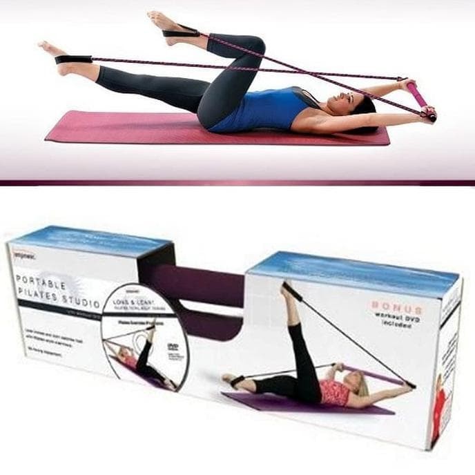 Pilates Portable Studio / Tali Olahraga Senam Gym / Alat Fitness