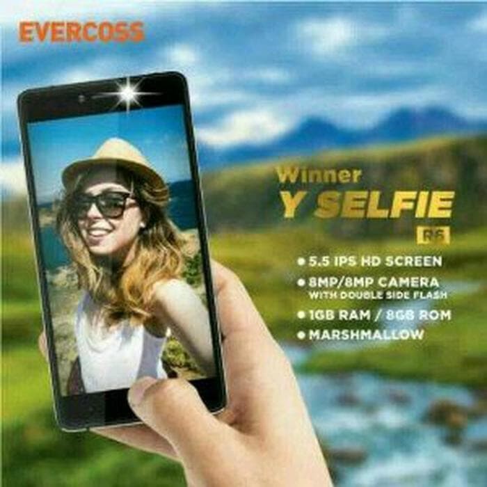 Case Evercoss R6 Winner Y Selfie Softcase Leather Plus Ring Ev