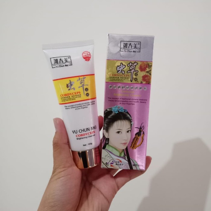 Sabun Cordyceps Yu Chun Mei ORIGINAL BPOM Facial Foam Yuchunmei Cordy