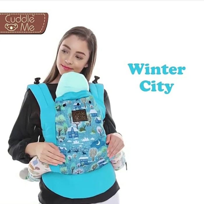 Gendongan Bayi depan belakang Cuddle Me Lite Carrier Wintercity