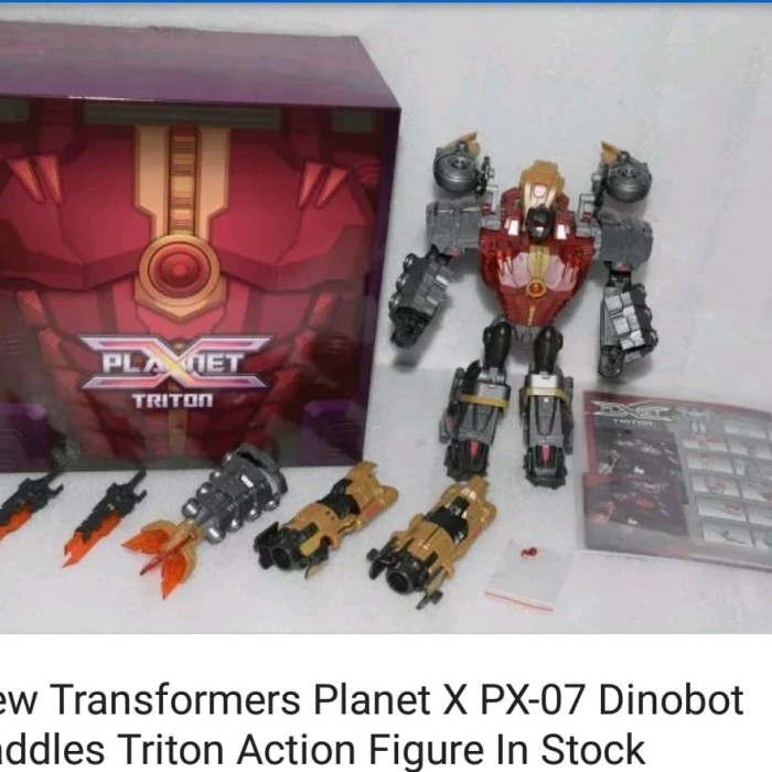 Special offer NEW Planet X Transformers PX-07 Dinobot Paddles Triton In Stock
