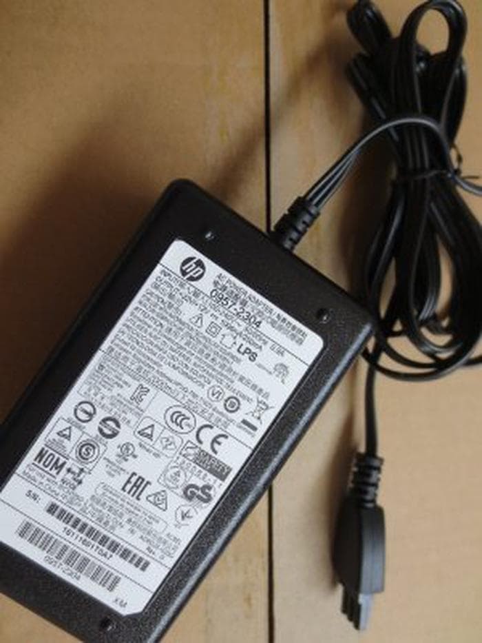 Genuine HP Officejet 7612 Wide Format eAIO printer power supply ac adapter cord