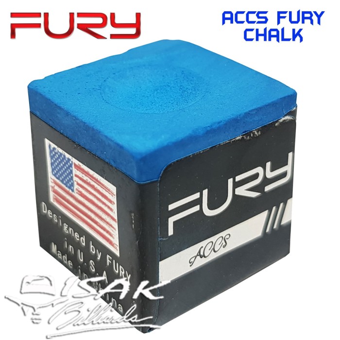 Foto Produk Fury Chalk - ACCS Billiard Chalks Kapur Eceran Biliar Bilyard Asli Ori dari ISAK Billiard Sport Co.