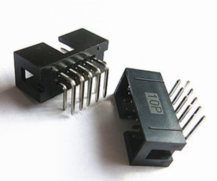 2.54mm 2x5 10 Pin IDC PCB Header Socket 5 PACK