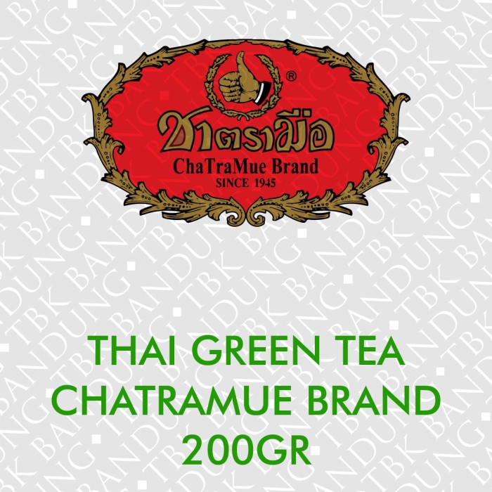 THAI GREEN TEA NUMBER ONE / CHATRAMUE BRAND