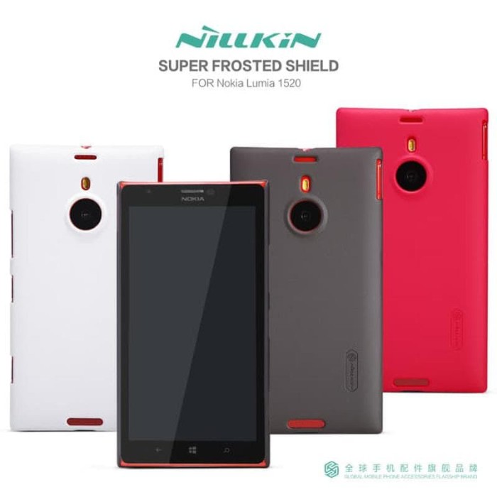 ... Hitam Free Screen Source · Nillkin Hard Case Super Frosted Shield Nokia Lumia 1520