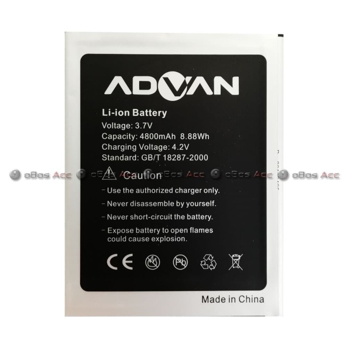 Baterai Advan S5F S 5 F Double Power Batre Batrai HP