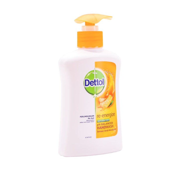 Dettol Sabun Cuci Tangan Re-energize Pump 225ml Hand Wash