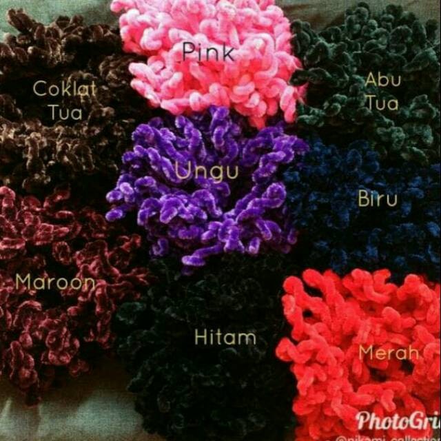 Jual Ikat rambut 6 PCS ubur ubur medium Jakarta Barat Jual Ikat rambut 6 PCS ubur ubur medium Jakarta Barat