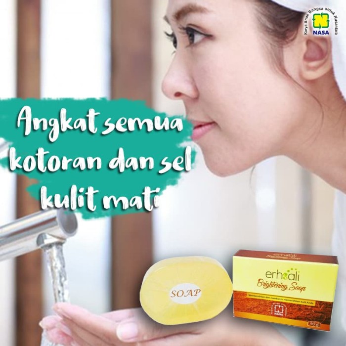 cream Pencerah Wajah SABUN ERSHALI SHOAP 100% ALAMI HERBAL