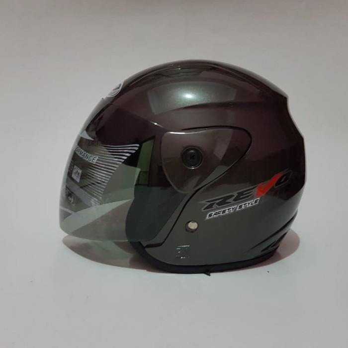 PROMO HELM EVO POLOS STANDAR #INK KYT CENTRO MDS CARGLOSS BOGO - Hitam
