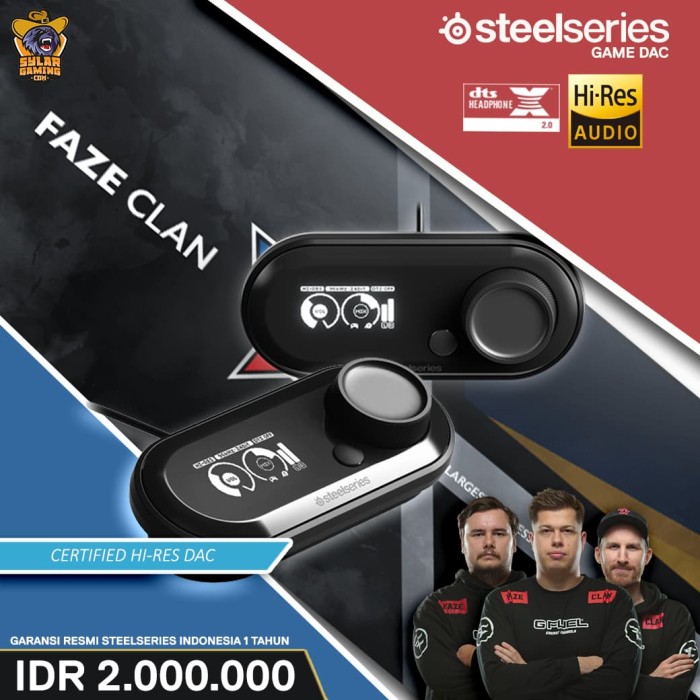 Jual SteelSeries GAME DAC Soundcard / Amplifier HiRes Audio Jakarta
