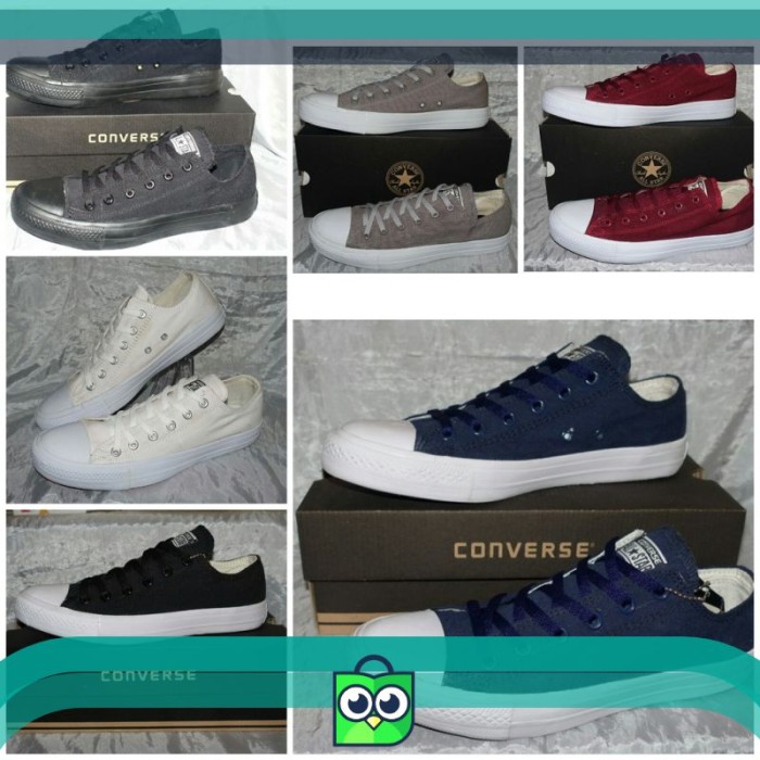 SEPATU CASUAL SEKOLAH CONVERSE ALL STAR CHUCK TAYLOR LOW CLASSIC 1