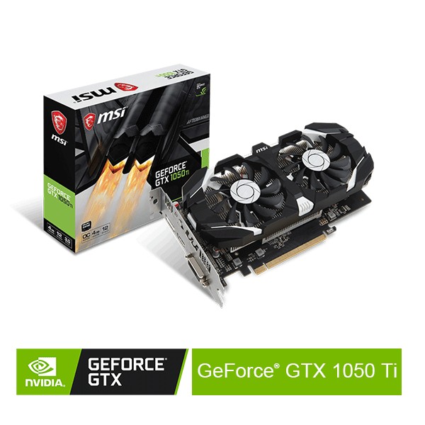 Promo MSI GeForce GTX 1050 TI 4GT OCV1 DDR5 - Jakarta 