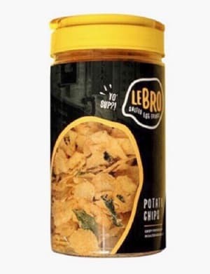 Lebro Kripik Kentang Rasa Telor Asin