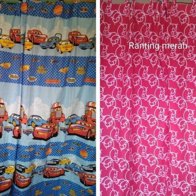 Gorden / Hordeng Pintu Home Made Karakter - Keropi