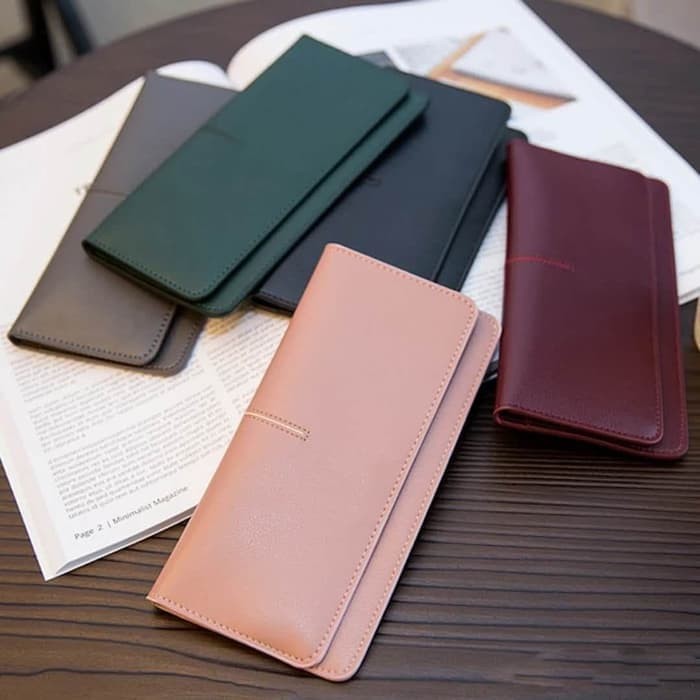 Foto Produk Dompet wanita panjang import - Clutch Kulit slim tipis lipat F92 dari Kepko Shop