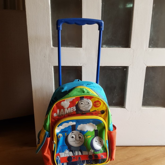 Tas sekolah anak trolley original Thomas preloved