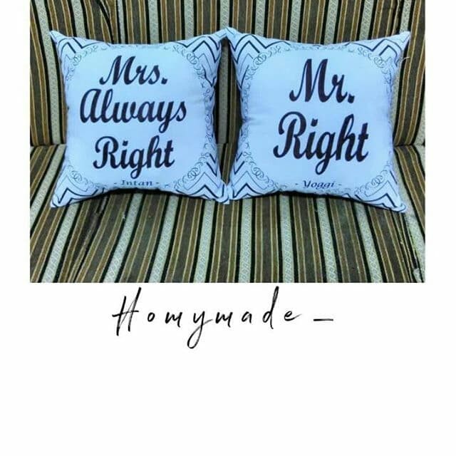 Jual Bantal Custom 30x30 Kota Bandung Homymade Tokopedia