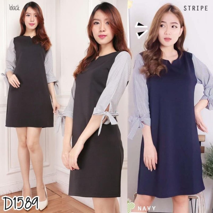 Baju dress simple Clearance
