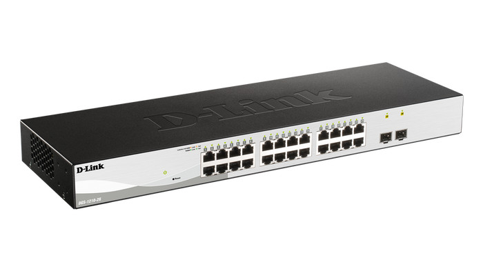 Jual D-LINK DGS-1210-26 , DLINK 24 Port Gigabit 2 SFP ...