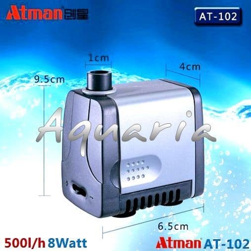 Atman AT-102 Pompa Celup Aquarium Kolam Submersible Water Pump