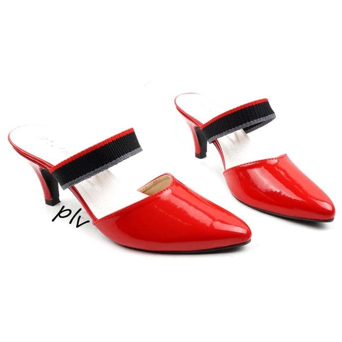 sale Pluvia - Sepatu High Heels Pantofel Kerja Pesta Wanita ML01 -