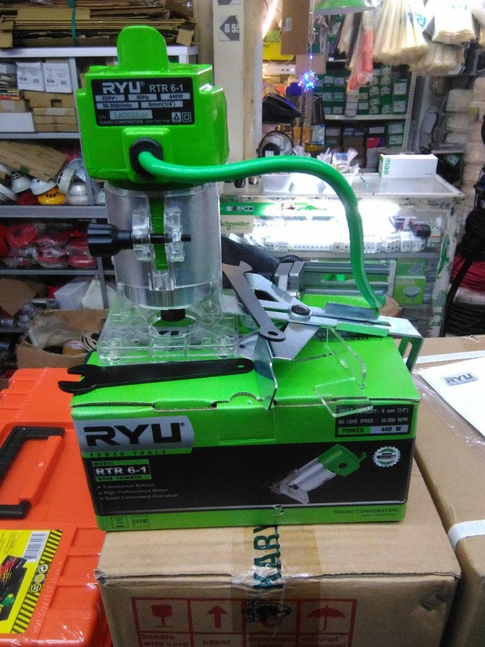 Best MESIN ROUTER RYU RTR 6-1 - MESIN PROFIL KAYU RYU - TRIMMER RYU -