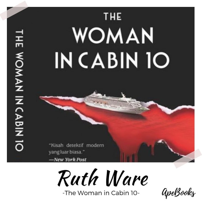 Jual The Woman In Cabin 10 Kota Yogyakarta Ape Bookshop Tokopedia